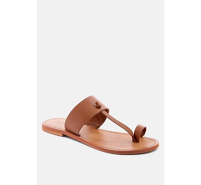 Womens Leona Thong Flat Sandals