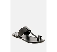 Womens Leona Thong Flat Sandals