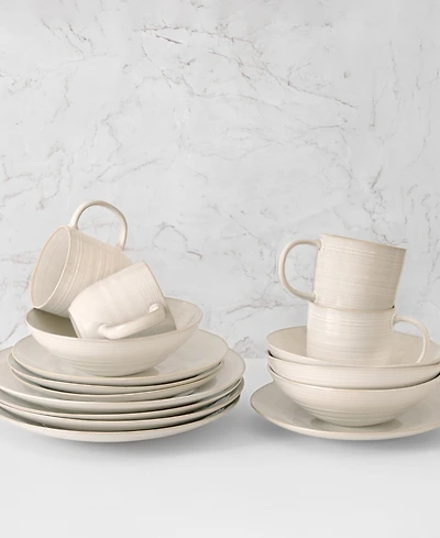 Euro Ceramica Neree 16 Pc. Dinnerware Set, Service for 4