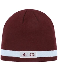 Men's adidas Maroon Mississippi State Bulldogs Wordmark Beanie