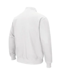 Men's Colosseum White Duke Blue Devils Tortugas Quarter-Zip Top