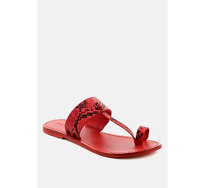 Womens Leona Thong Flat Sandals