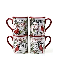 Certified International Evergreen Christmas 16 Piece Dinnerware