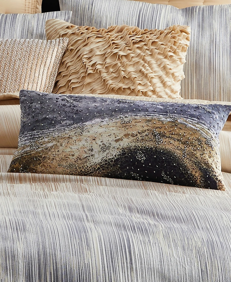 Donna Karan Home Galaxy Decorative Pillow, 11" x 22"
