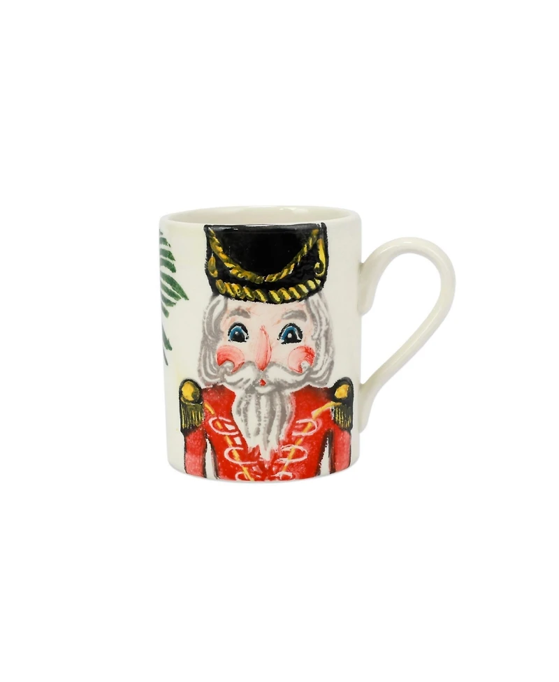 Vietri Nutcrackers Mugs, Set of 4