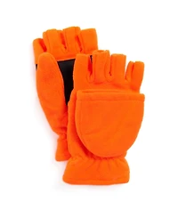 Muk Luks Men's Waterproof Fleece Flip Mittens