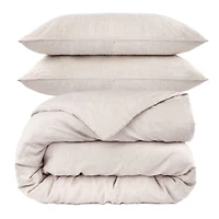 100% French Linen Duvet Cover & Sham Set