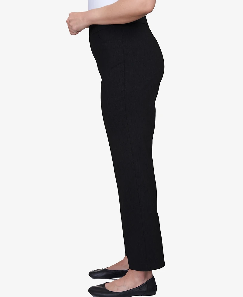 Alfred Dunner Petite Classics Tummy-Control Pull-On Straight-Leg Pants, & Short