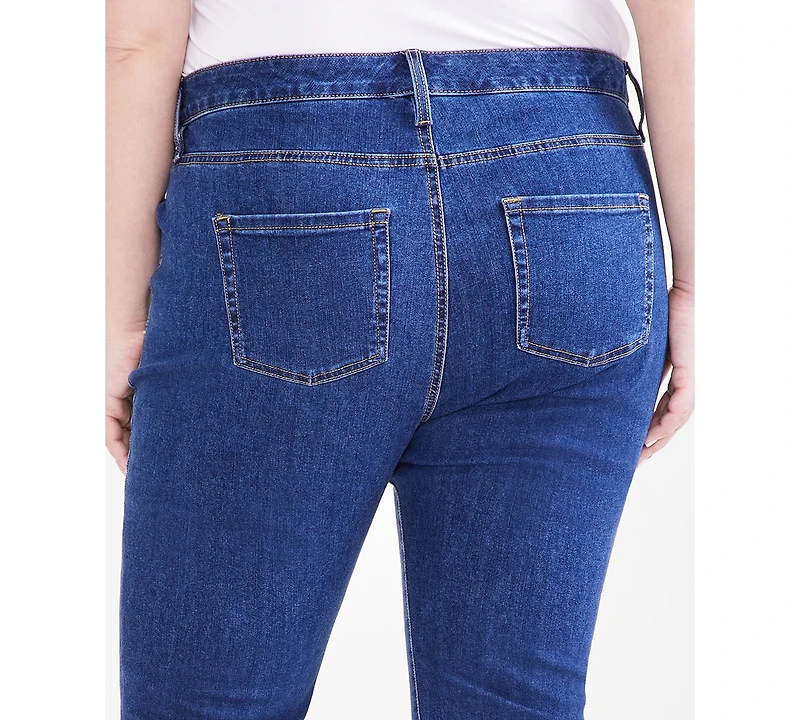 Style & Co Plus Mid-Rise Curvy Bootcut Jeans, Exclusively at Macy's