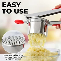 Large Stainless Steel Potato Ricer With Non-Slip Handle