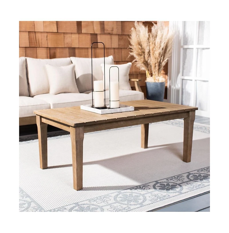 Martinique Wood Patio Coffee Table