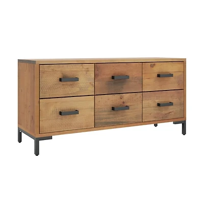Storage Cabinet Brown 43.3"x11.8"x17.7" Solid Wood Pine