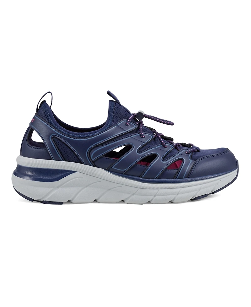 Easy Spirit Women's Metri Round Toe Slip-On Drawstring Sneakers