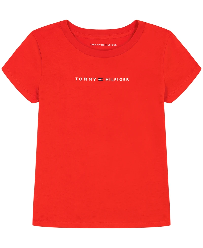 Tommy Hilfiger Toddler Girls Classic Embroidered T-shirt