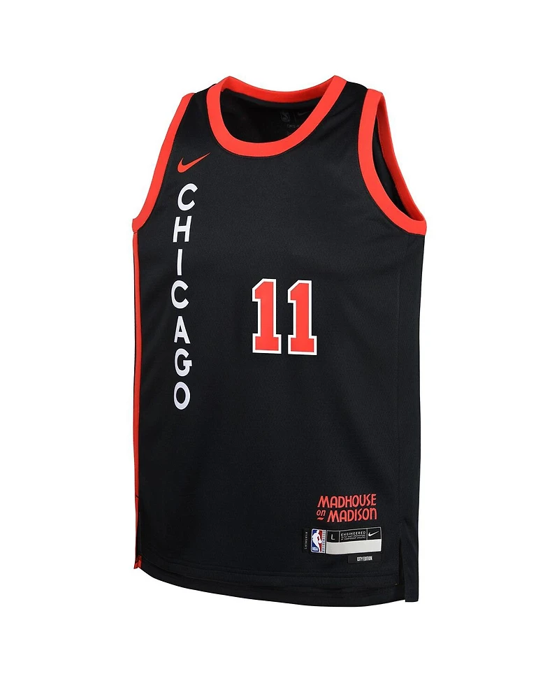 Big Boys Nike DeMar DeRozan Black Chicago Bulls 2023/24 Swingman Replica Jersey - City Edition