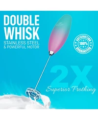 Handheld High Powered Double Whisk Milk Frother