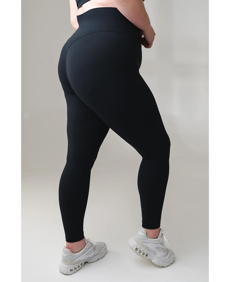 Vitality Women's Cloud Ii Medium Compression High-Rise Leggings in Midnight