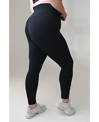 Vitality Women's Cloud Ii Medium Compression High-Rise Leggings in Midnight