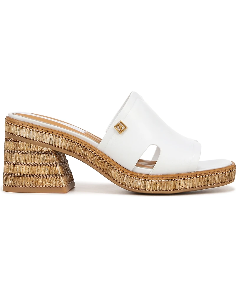 Franco Sarto Women's Florence Block Heel Slide Sandals