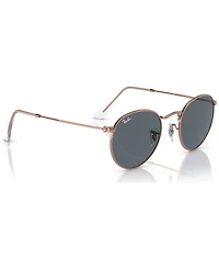 Ray-Ban Unisex Round Metal Sunglasses, RB3447