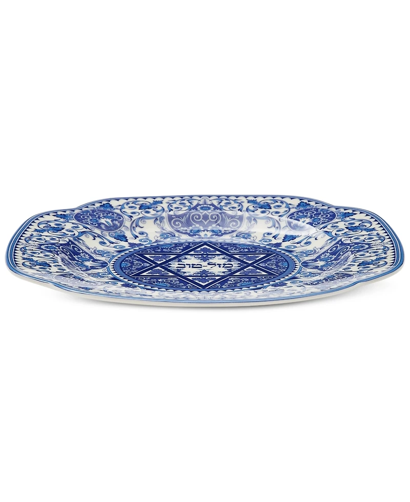 Spode Judaica Mazel Tov Good Luck Plate