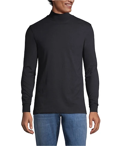 Lands' End Men's Super-t Mock Turtleneck