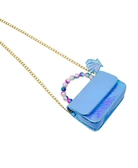 Girl's Mermaid Pearl Handle Seashell Handbag