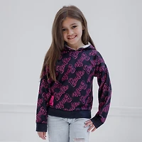 Barbie Little Girls Fleece Pullover Hoodie