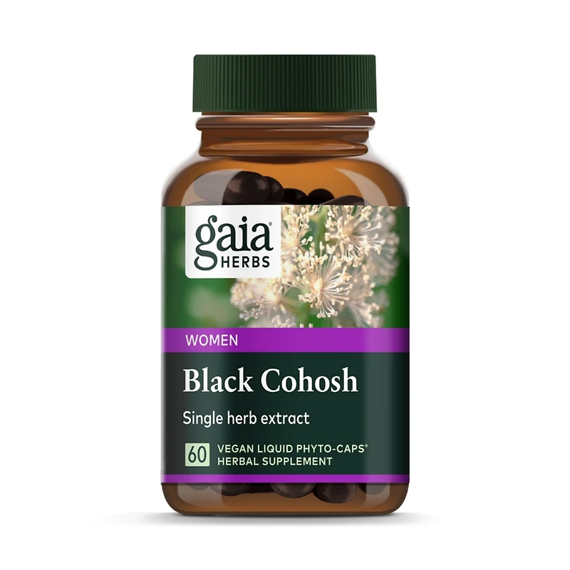 Gaia Herbs Black Cohosh - Menopause Support Supplement to Help Maintain Hormone Balance and Health for Women - With Organic Black Cohosh