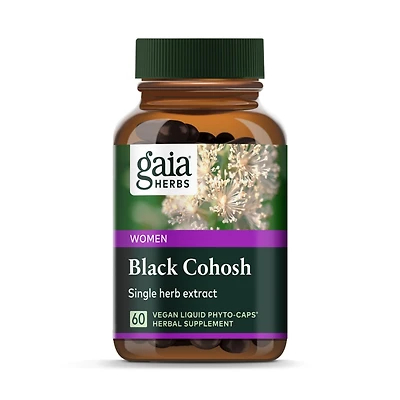 Gaia Herbs Black Cohosh - Menopause Support Supplement to Help Maintain Hormone Balance and Health for Women - With Organic Black Cohosh