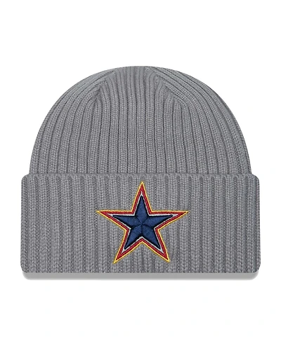 Men's New Era Gray Dallas Cowboys Color Pack Multi Cuffed Knit Hat