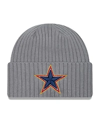 Men's New Era Gray Dallas Cowboys Color Pack Multi Cuffed Knit Hat
