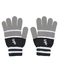 Women's Wear by Erin Andrews Chicago White Sox Stripe Glove and Scarf Set
