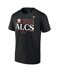Men's Fanatics Black Houston Astros 2023 Division Series Winner Locker Room Big and Tall T-shirt