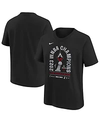 Big Boys Nike Black Las Vegas Aces 2023 Wnba Finals Champions Locker Room Authentic T-shirt