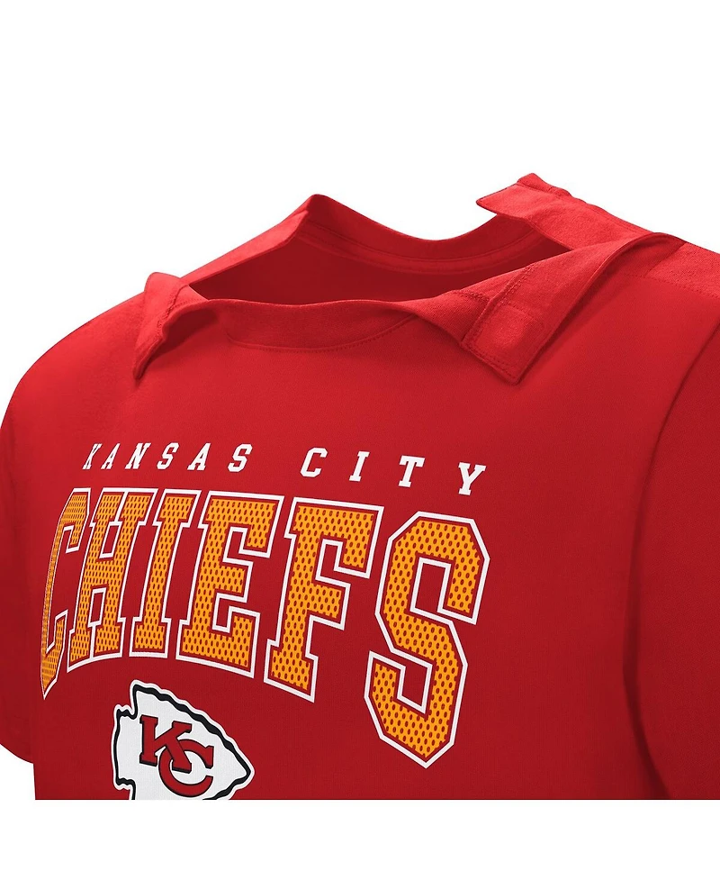 Men's Red Kansas City Chiefs Home Team Adaptive T-shirt