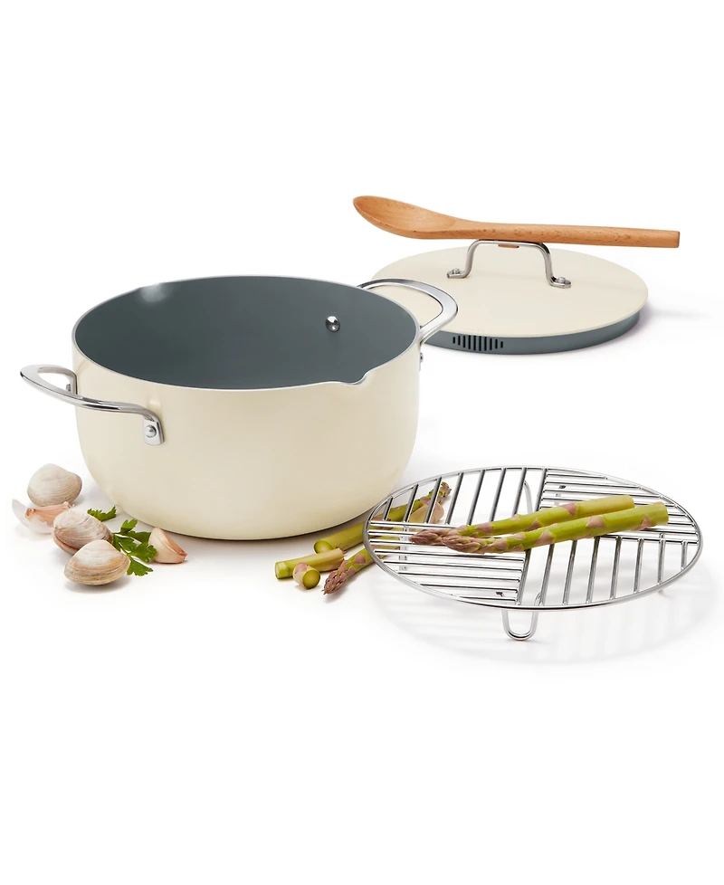 The Cellar 6-Qt. Ceramic Nonstick Complete Stock Pot, Exclusively at Macy's