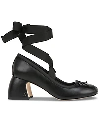 Circus Ny by Sam Edelman Della Lace-Up Block-Heel Ballet Pumps