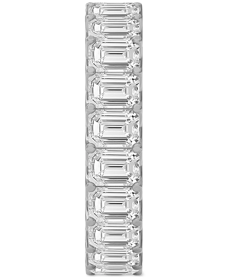 Diamond Emerald-Cut Eternity Band (5 ct. t.w.) Platinum or 14k Gold