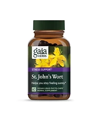 Gaia Herbs St. John's Wort - Natural Stress Support Supplement - With St. John's Wort