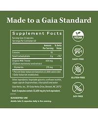 Gaia Herbs Milk Thistle Seed - Liver Supplement & Cleanse Support for Maintaining Healthy Liver Function - With Milk Thistle Seed Extract