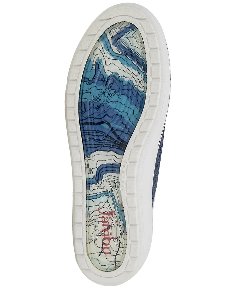 Jambu Women's July Wide Slip- On Zip Sneakers