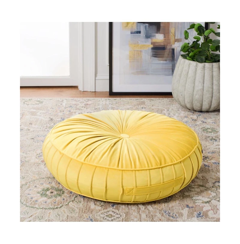 Safavieh Clary Round 24" x Floor Pillow