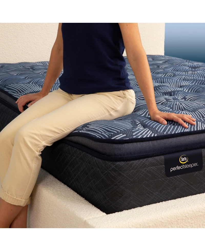 Serta Perfect Sleeper Cobalt Calm 14" Medium Pillow Top Mattress Set