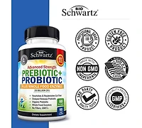 Prebiotics & Probiotics with Whole Food Enzymes - Digestive Health