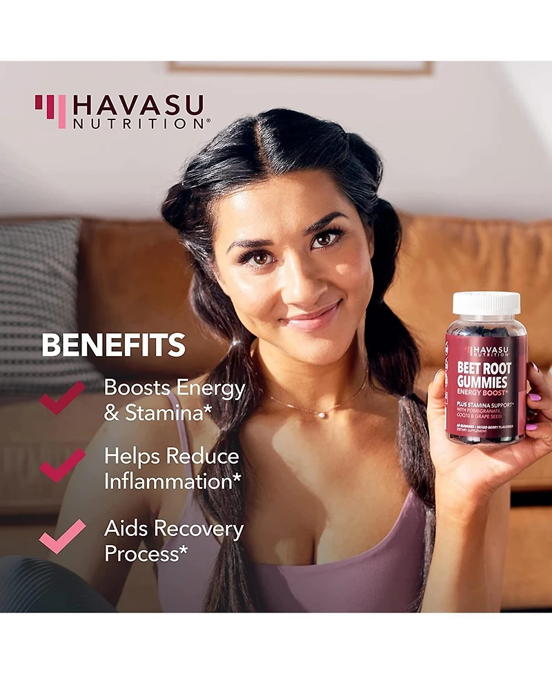 Beet Root Gummies, Havasu Nutrition, 120ct