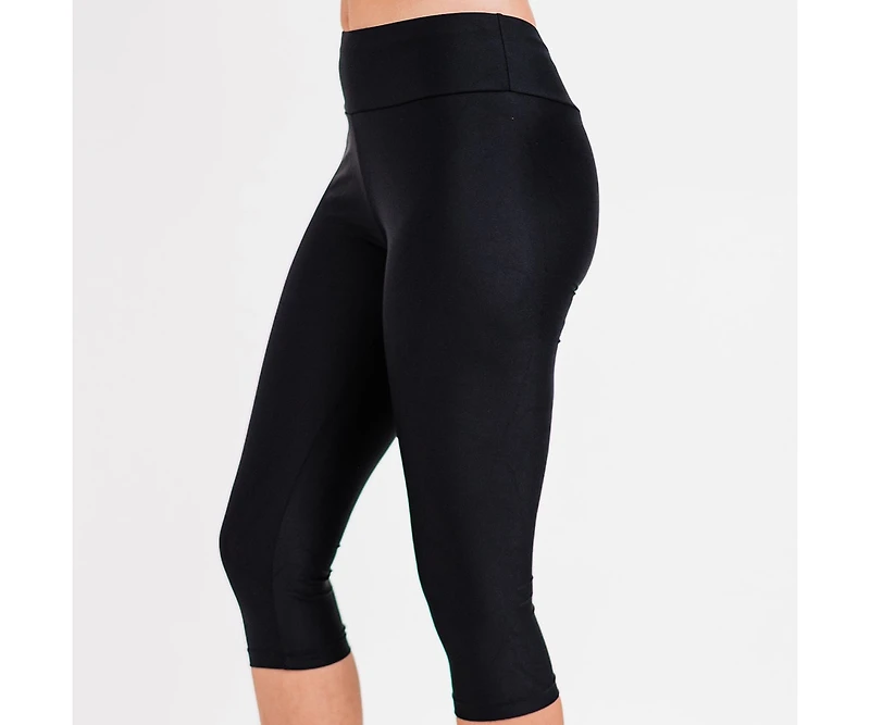 Calypsa Women's Capri Swim Leggings