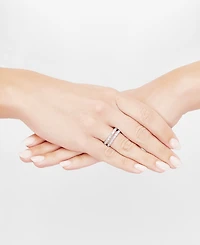 Grown With Love Igi Certified Lab Diamond (1-1/2 ct. t.w.) Enhancer Ring 14k White or Yellow Gold