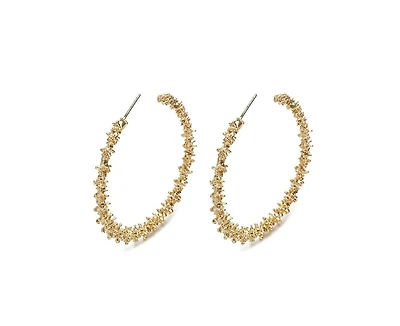 Nugget Hoop Earrings