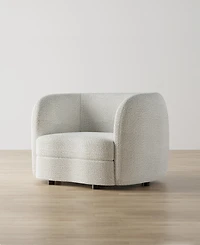 Isabella 43" Boucle Fabric Club Chair
